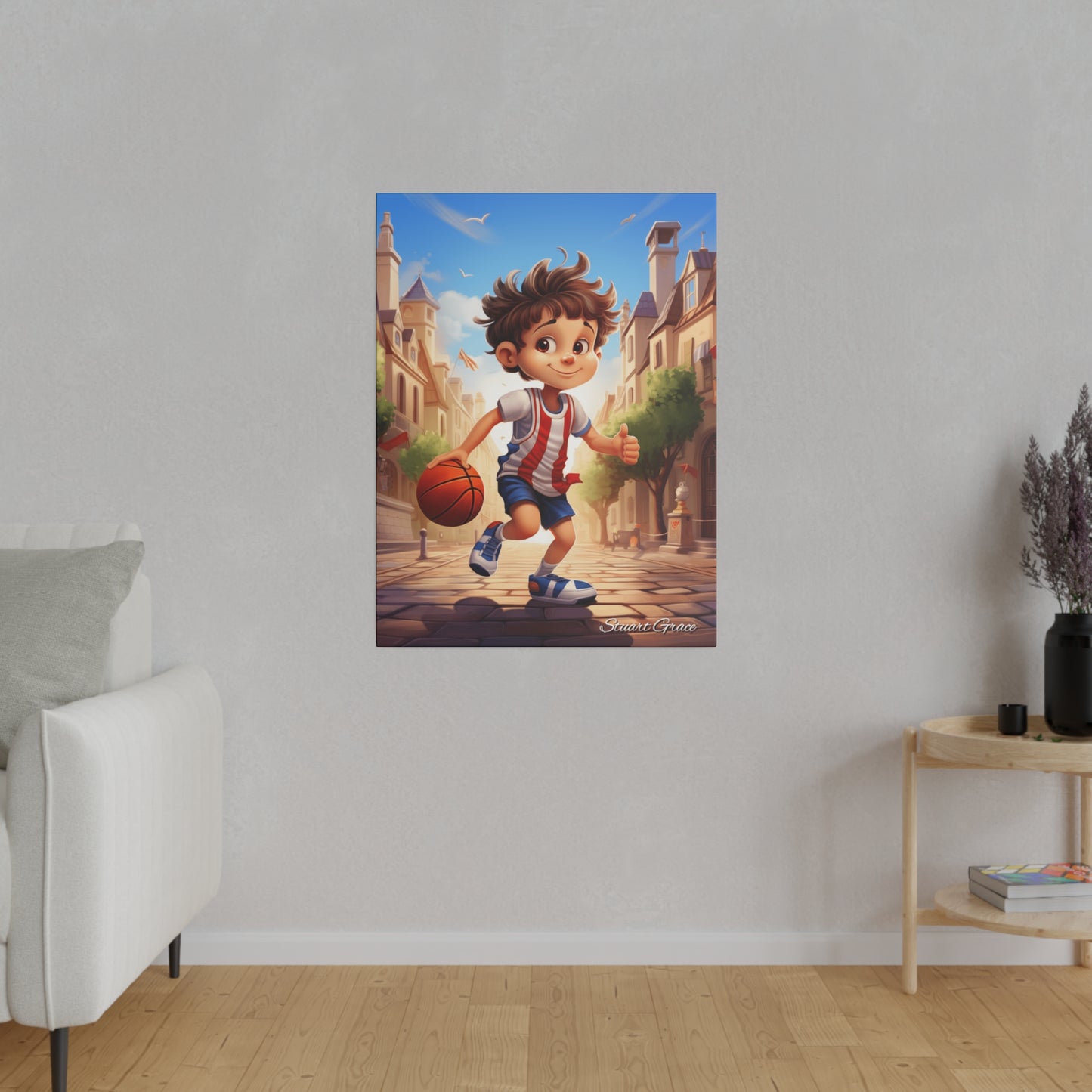 Parisian Playmaker | Canvas Wall Art