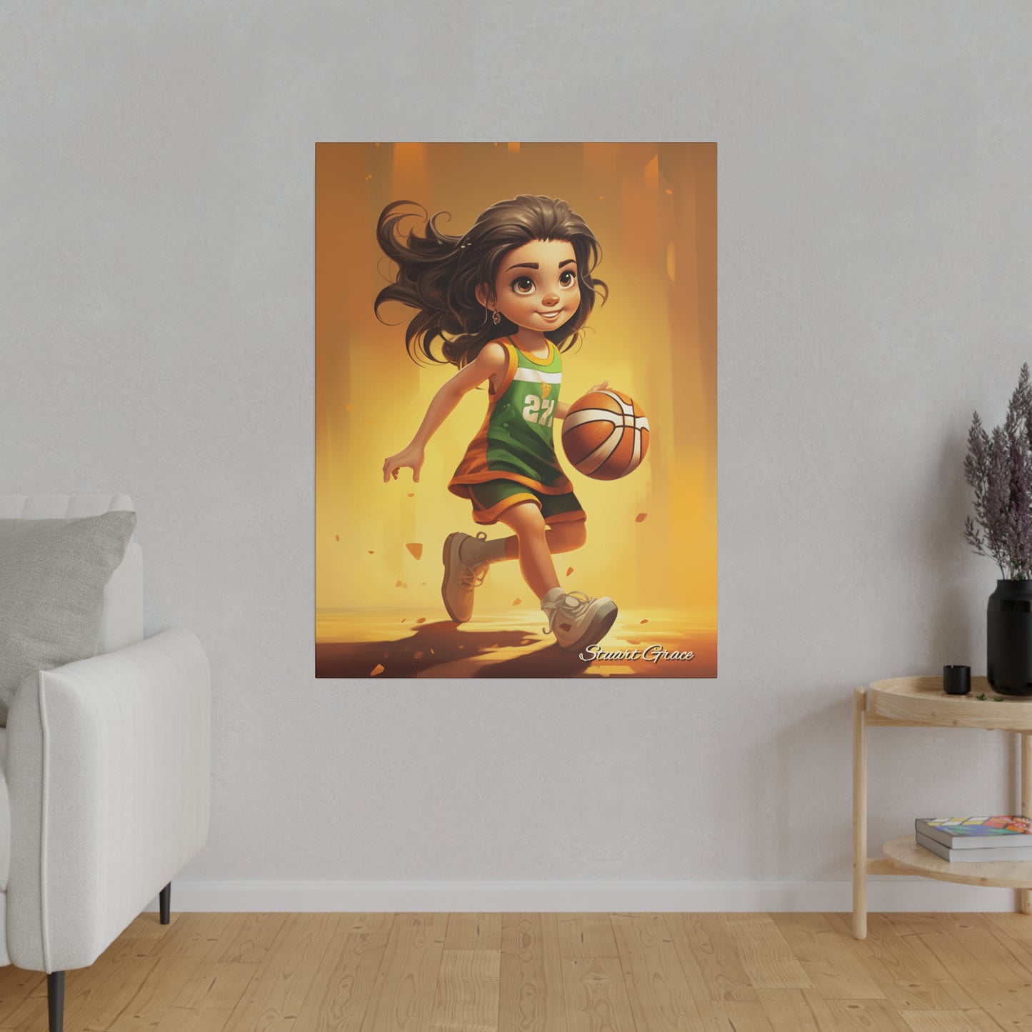 Outback Dribble Dreamer | Canvas Wall Art