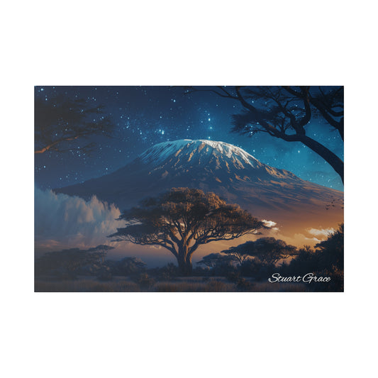 Mount Kilimanjaro, Tanzania | "Kilimanjaro Nocturne"