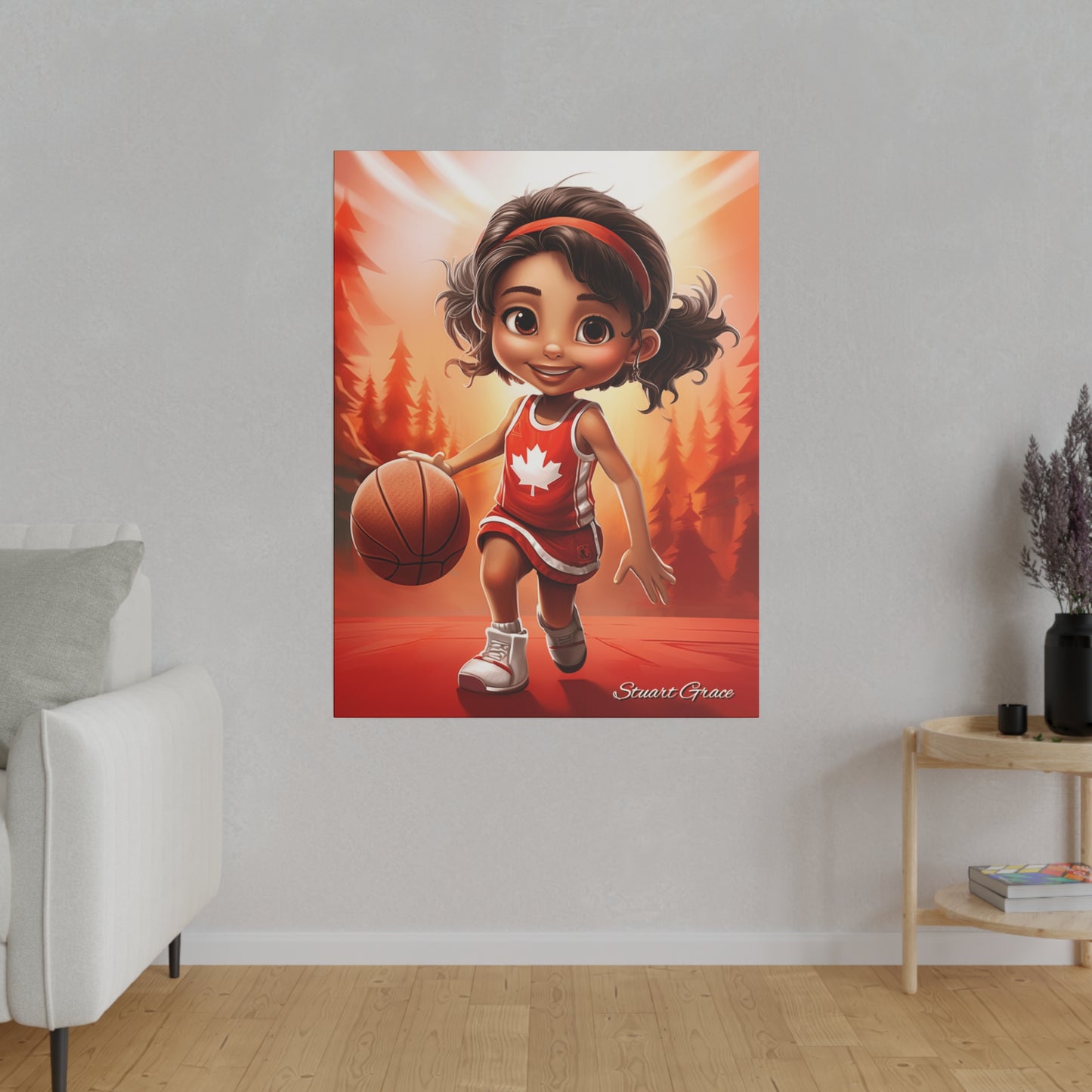 Northern Dribble Darling | Canvas Wall Art