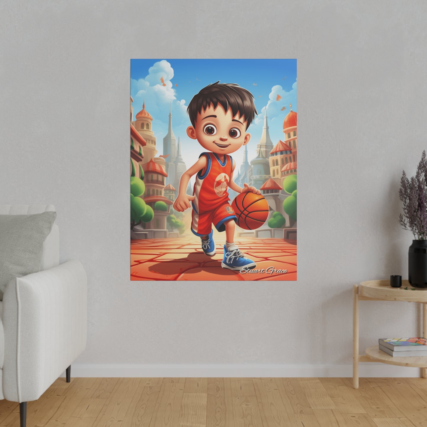 Dragon Court Dreamer | Canvas Wall Art