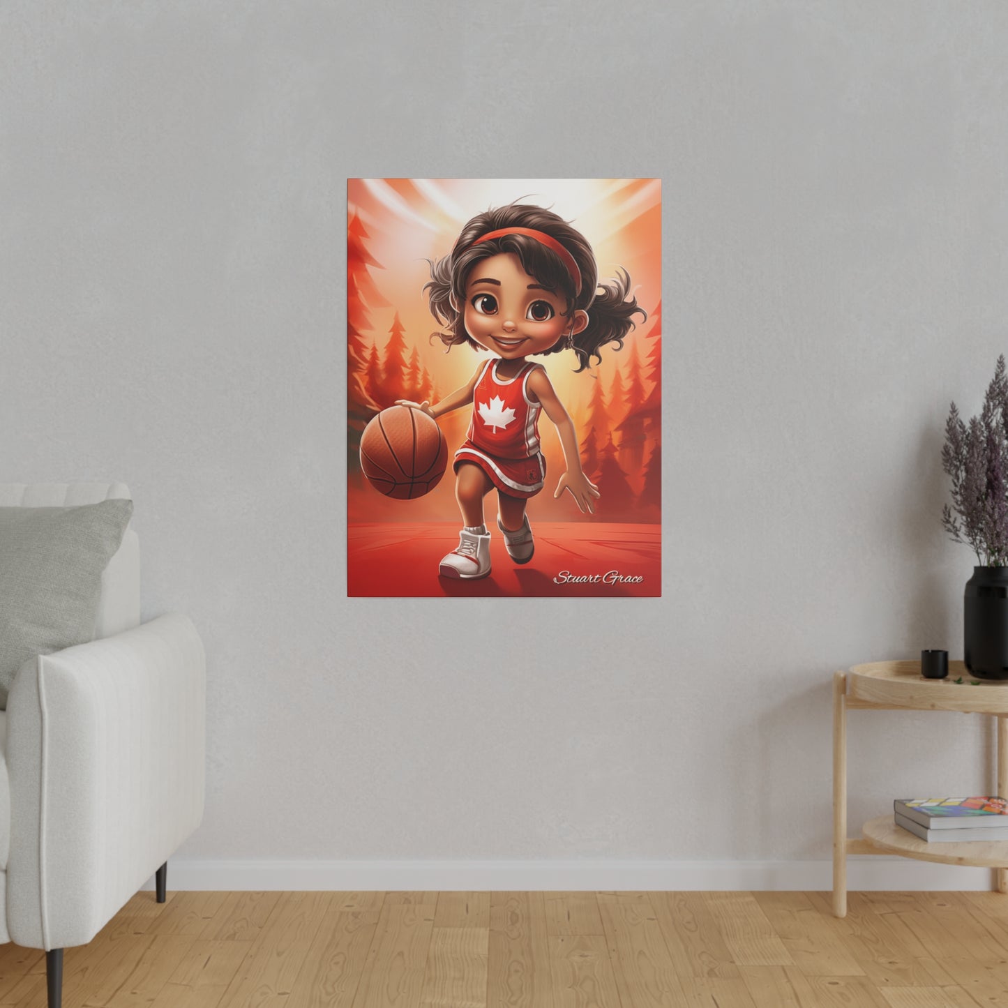 Northern Dribble Darling | Canvas Wall Art