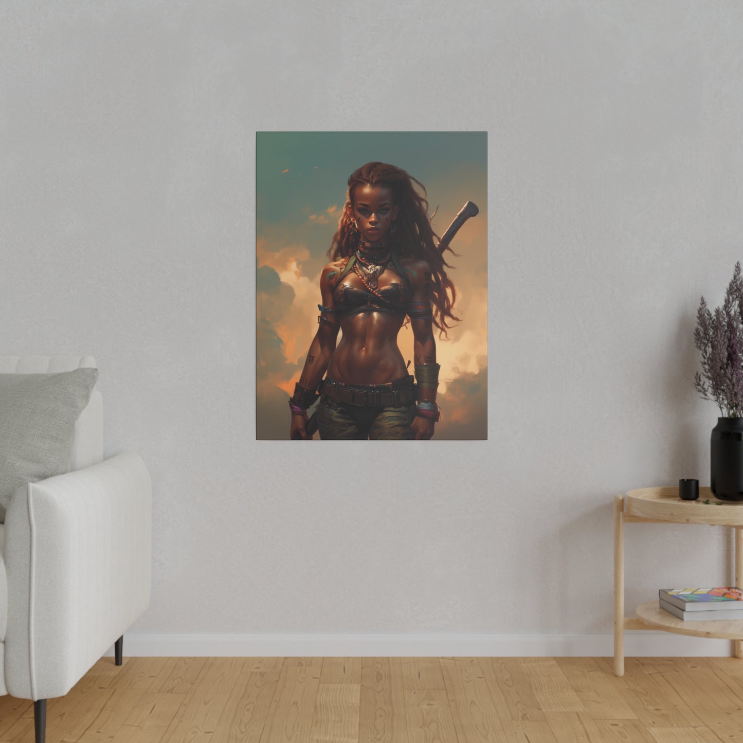 Canvas Art Print | Nigeria | The Yoruba Valkyrie