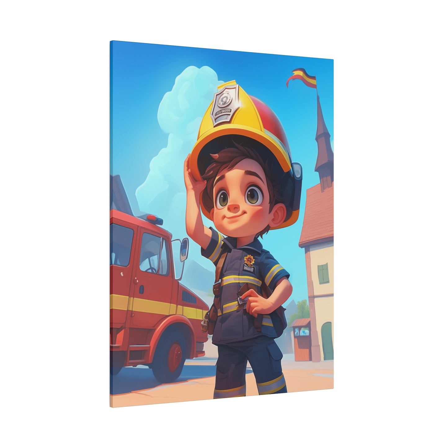 Canvas Wall Art | Future Firefighter’s Dream