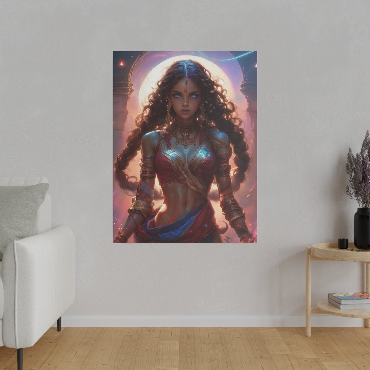 Canvas Art Print | India | "Celestial Enchantress"