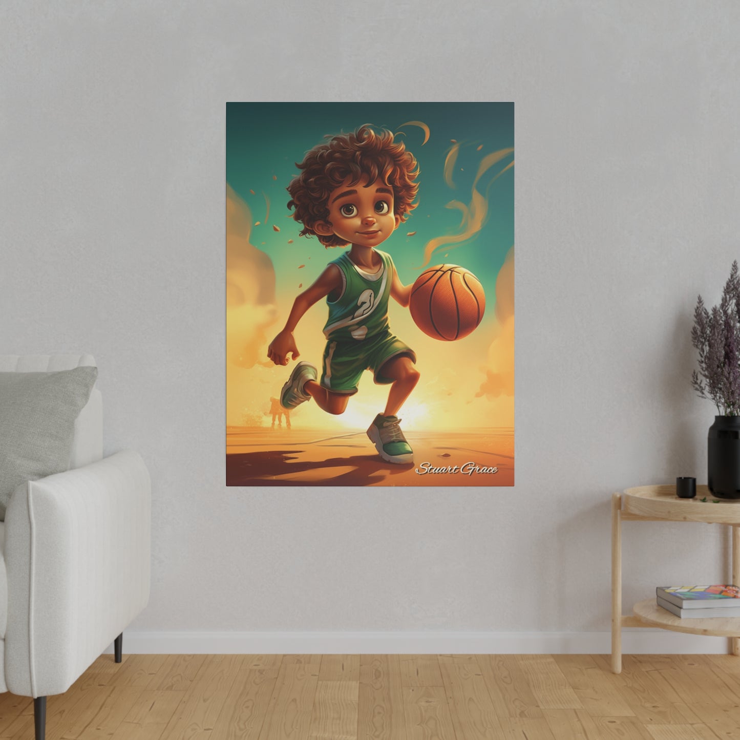 Aussie Hoops Prodigy | Canvas Wall Art