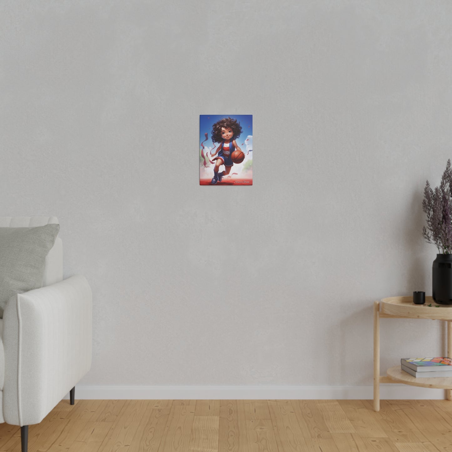 Bastille B-Ball Belle | Canvas Wall Art