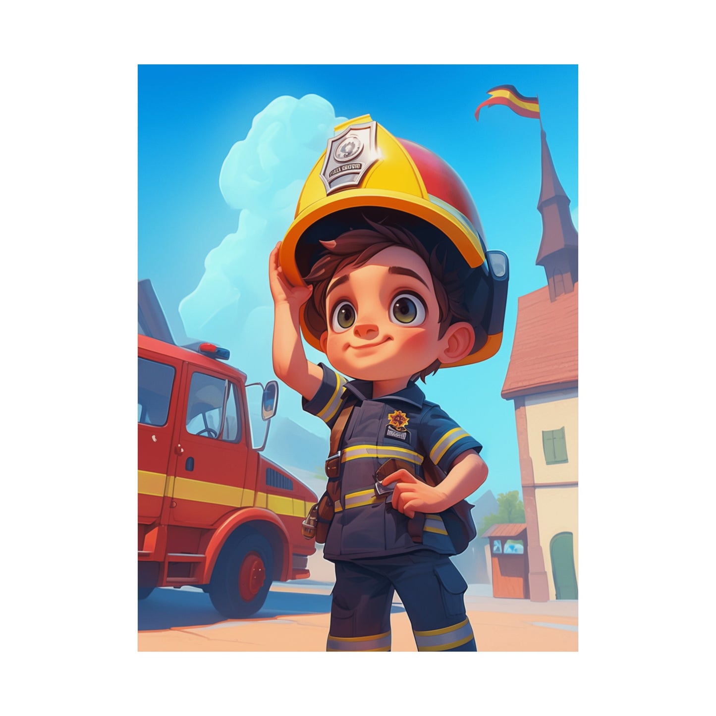 Matte Poster | Future Firefighter’s Dream