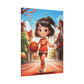 Silk Road Hoopster | Canvas Wall Art