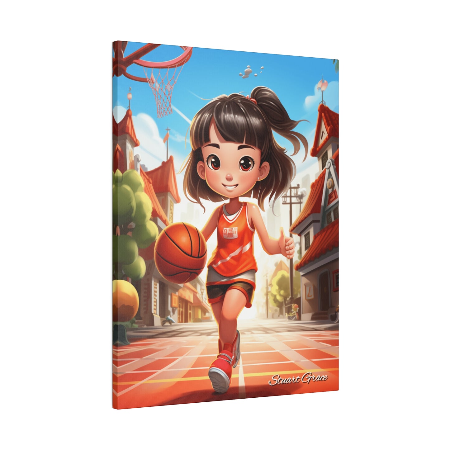 Silk Road Hoopster | Canvas Wall Art