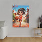 Silk Road Hoopster | Canvas Wall Art