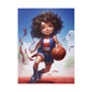 Bastille B-Ball Belle | Canvas Wall Art