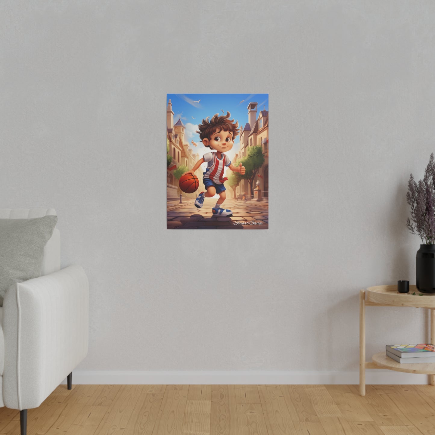 Parisian Playmaker | Canvas Wall Art