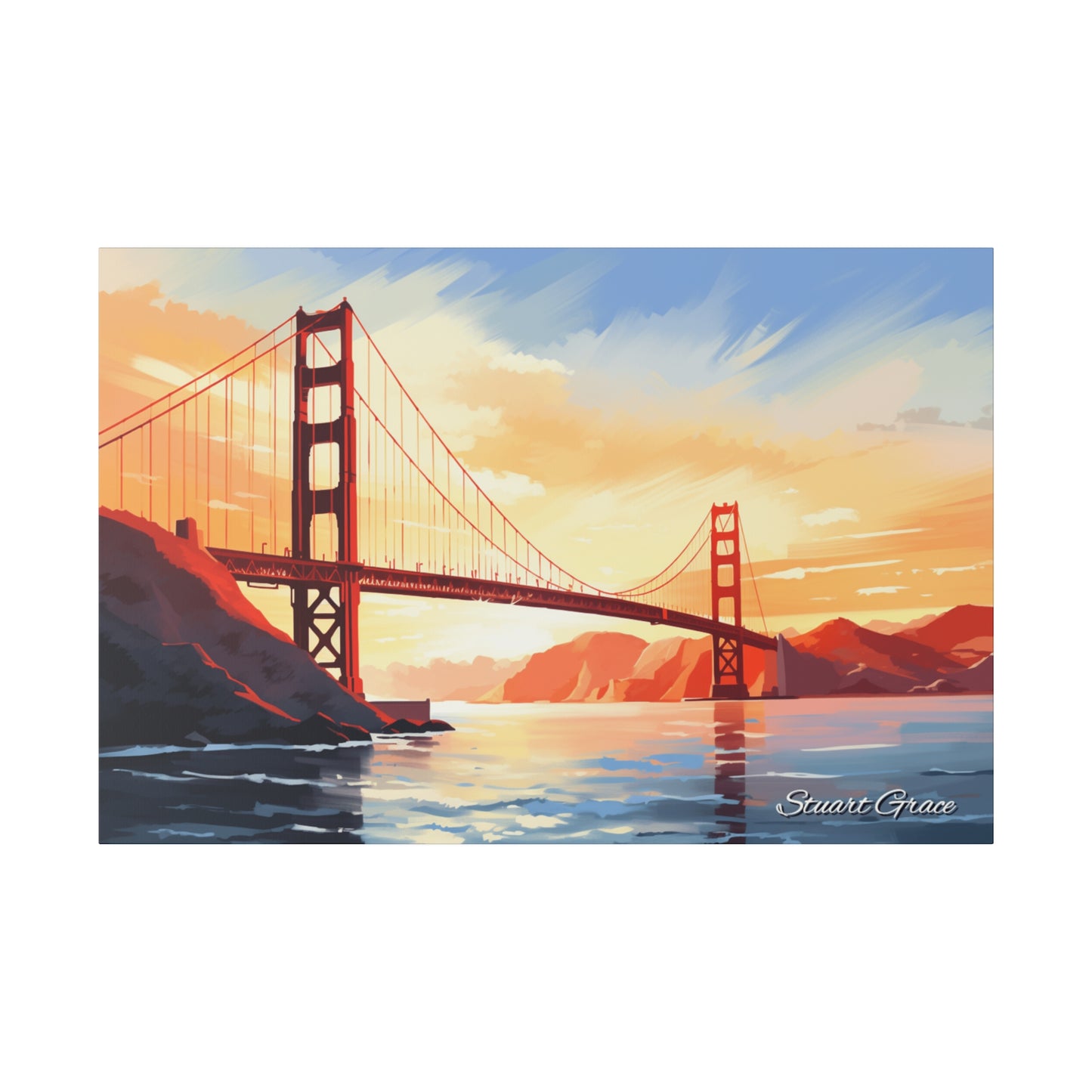 Crimson Dusk | Golden Gate Bridge, San Francisco, CA