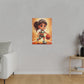 Mayan Dribble Princess | Canvas Wall Art