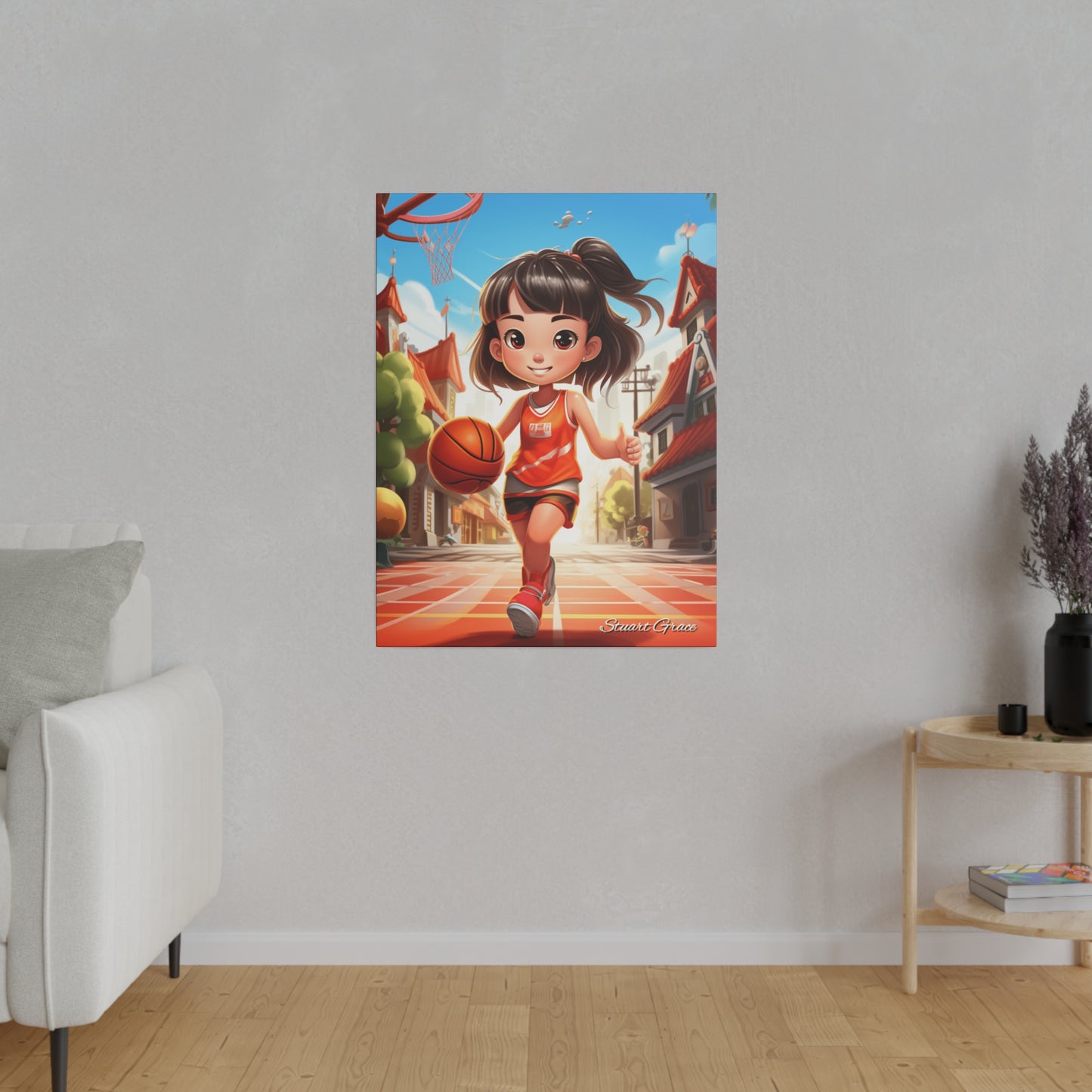 Silk Road Hoopster | Canvas Wall Art