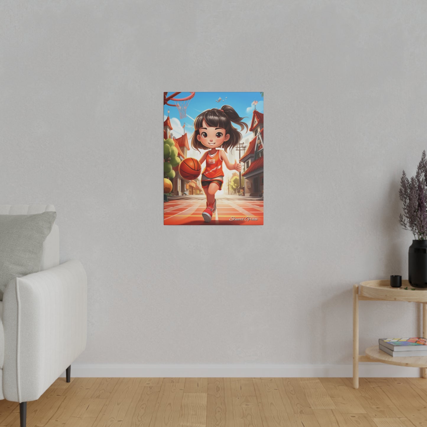 Silk Road Hoopster | Canvas Wall Art