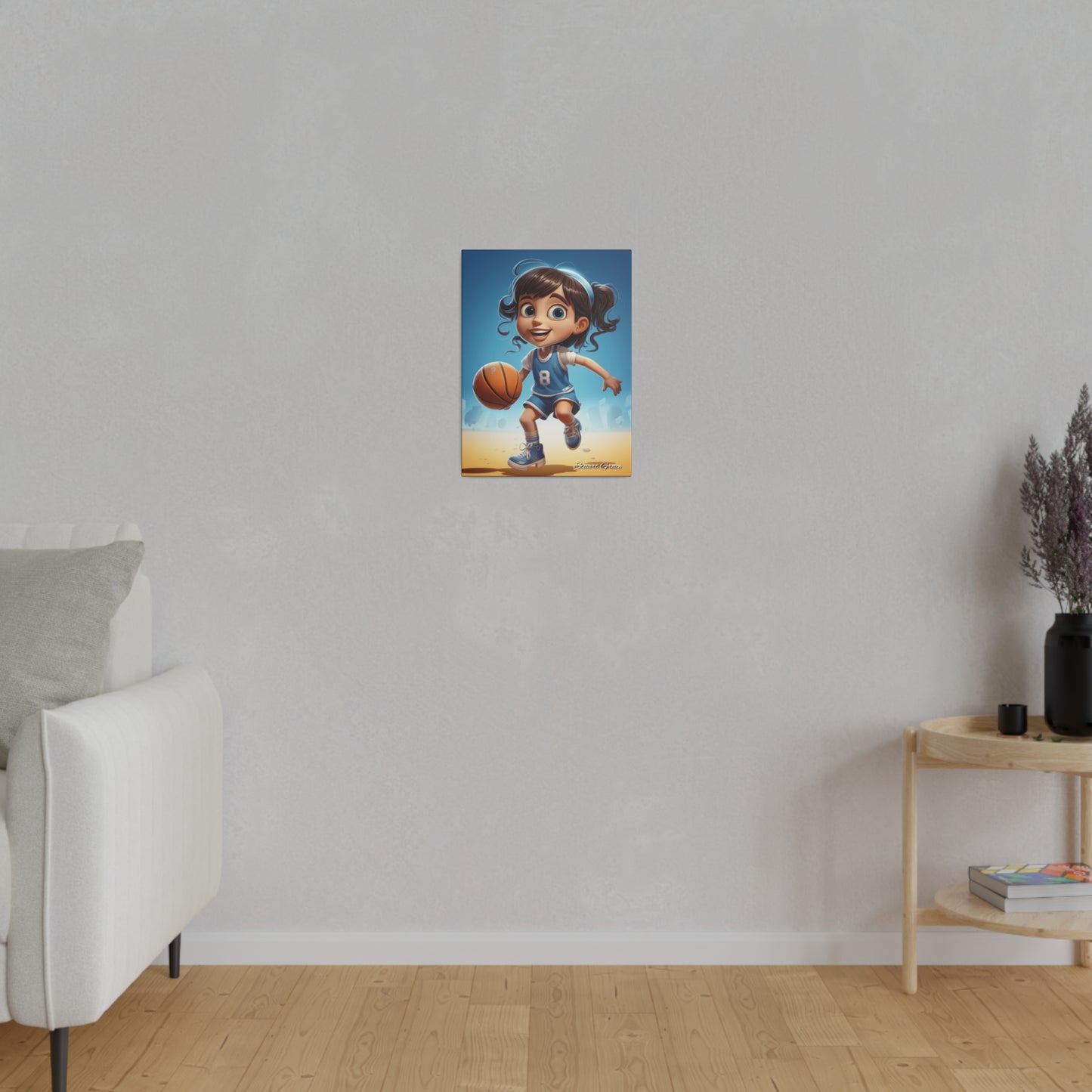 Celeste Court Champion | Canvas Wall Art