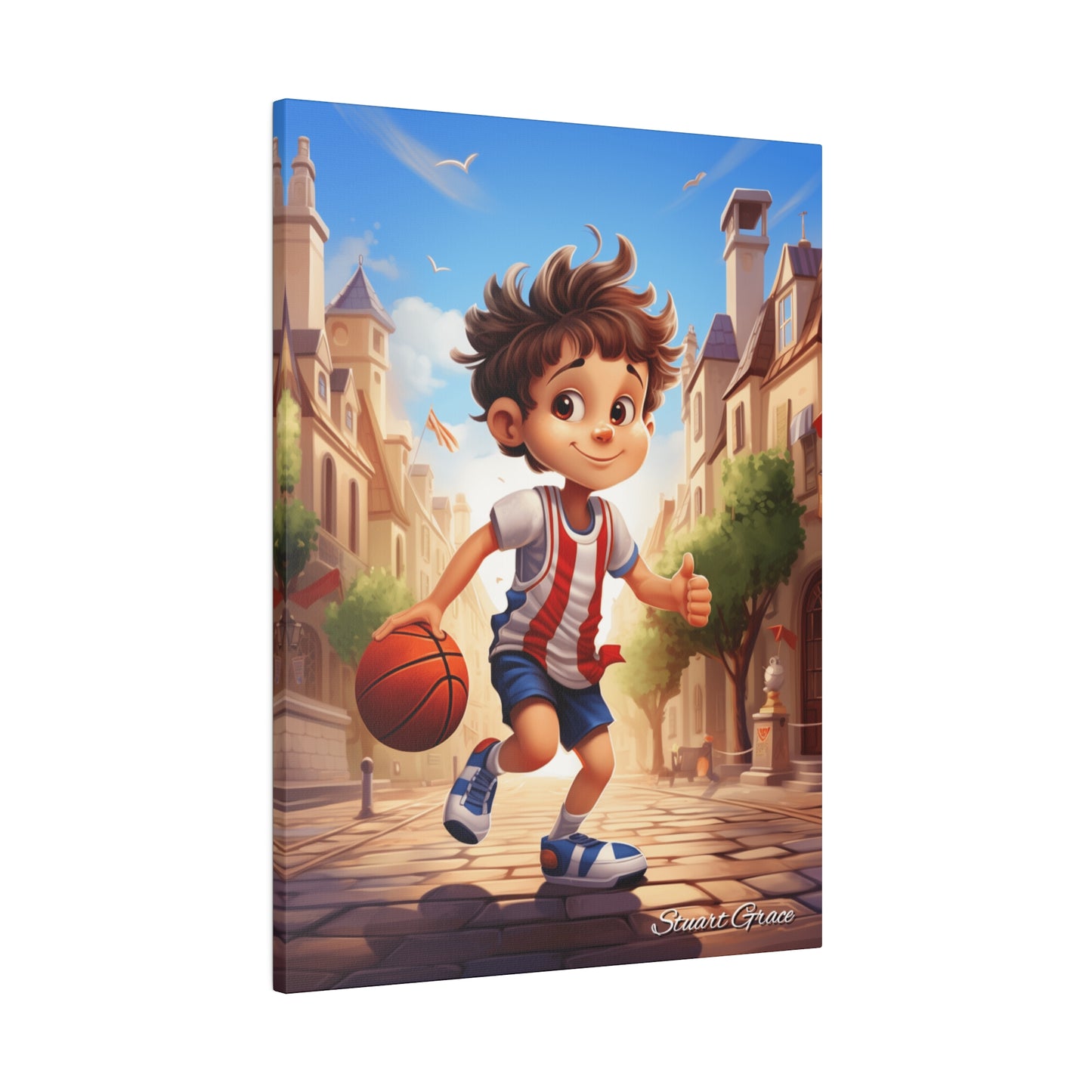 Parisian Playmaker | Canvas Wall Art